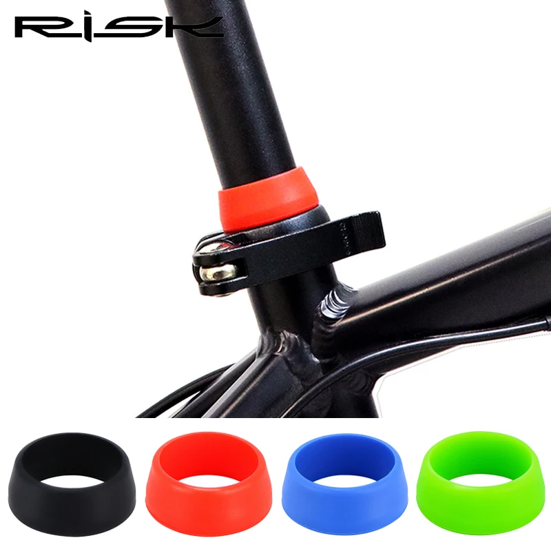 Mountain Bike Seat Post Rubber Ring Dust Cover Cycling Silicone Waterproof MTB Road Bicycle Seatpost Silica gel Protective Case