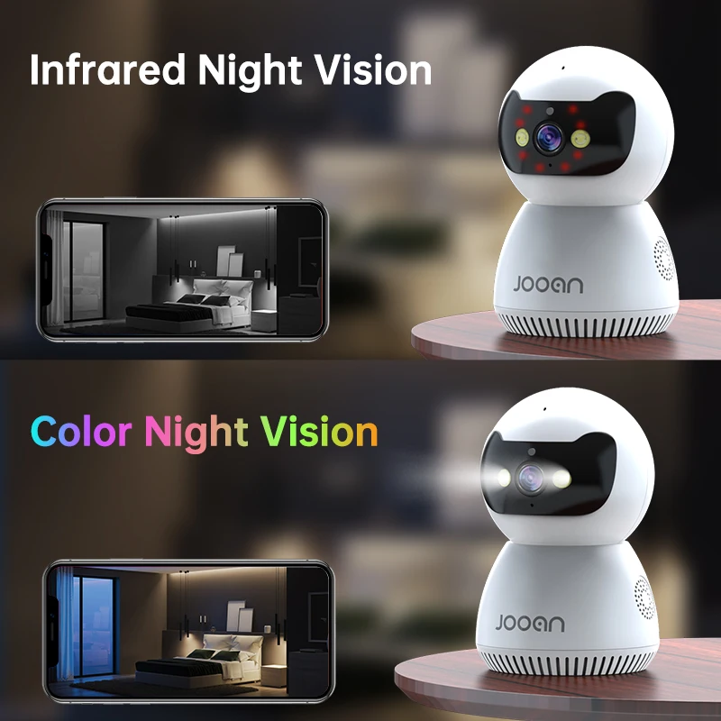 Jooan 5MP PTZ IP Camera 5G WIFI Wireless Security Camera Home Indoor AI Tracking Baby Pet Care