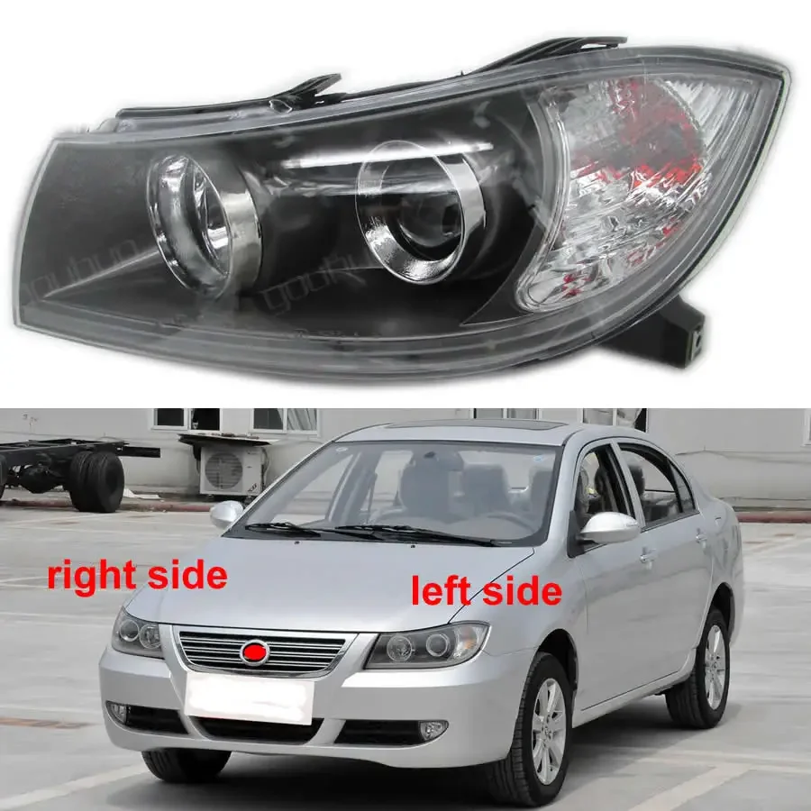 

For Lifan 620 Replacement Headlight Assembly Front Headlamp with Led Lamp Unit Manually Adjust The Light