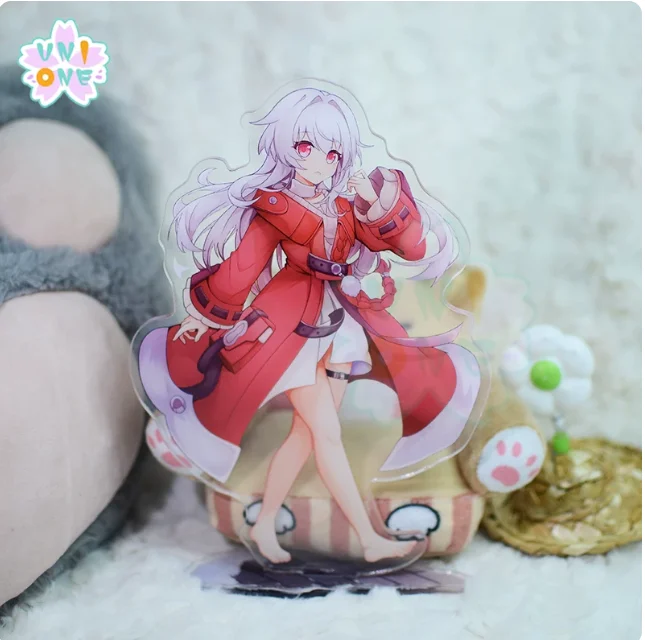 Japanese Anime Honkai：Star Rail Clara Acrylic Stand Figure Model Plate Cosplay Collection Desktop Decor Gifts New UN