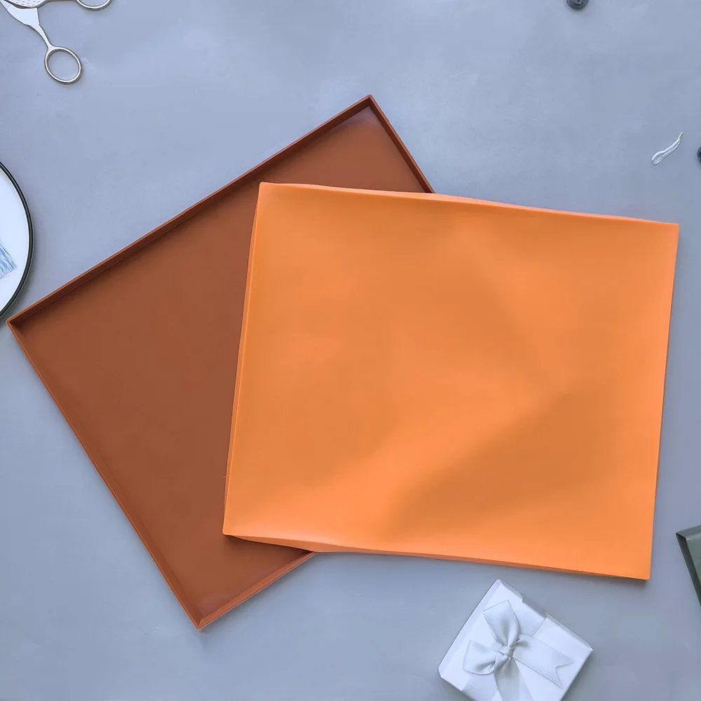 

2Pcs Silicone Baking Mat Nonstick Heat Resistant Reusable Mat for Oven Cake Pastry Cookies Table Protection Baking Accessories