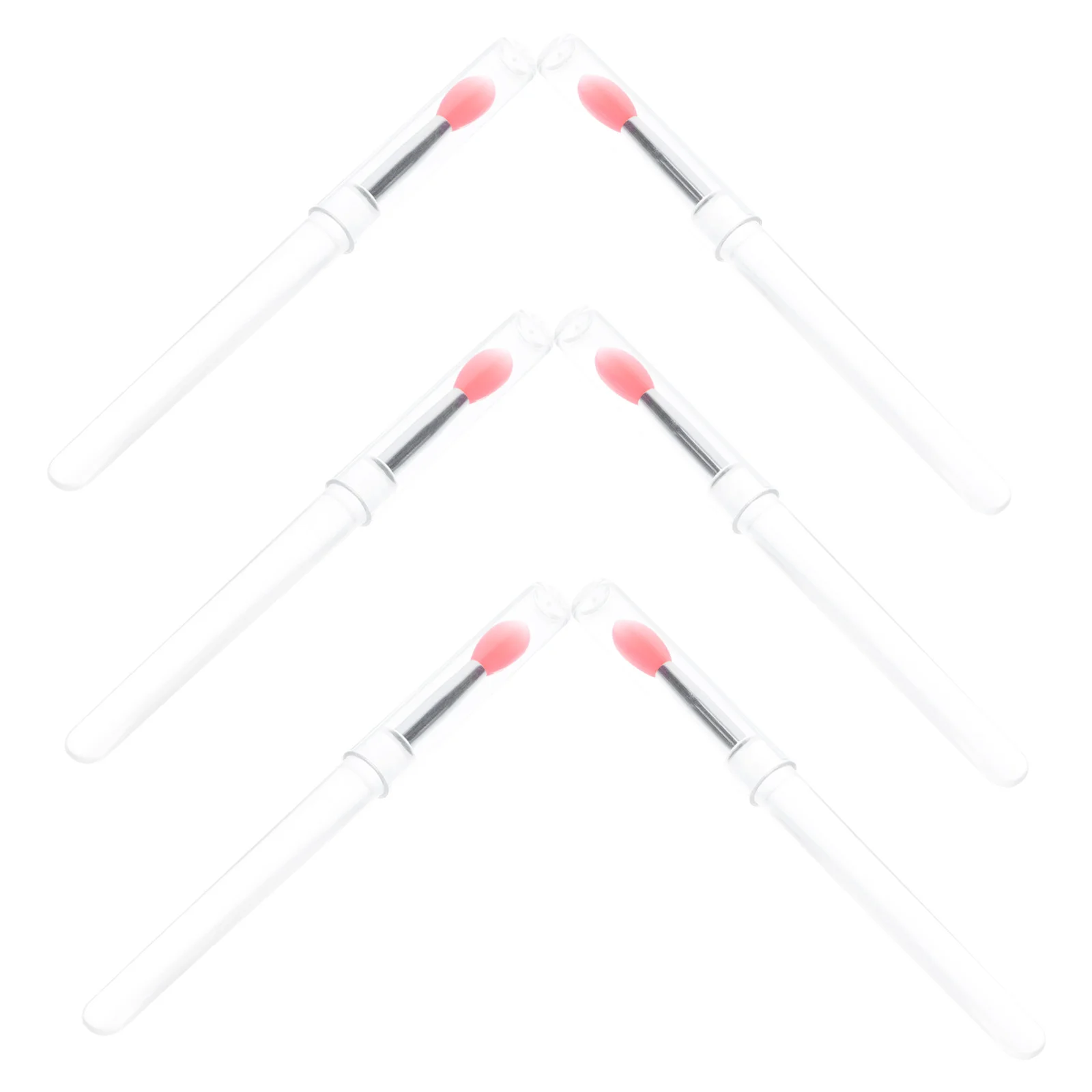 6 stuks siliconen lippenstift applicatorborstels huidvriendelijke make-up lipmasker lipgloss oogschaduw make-up tools lippenstiftborstel