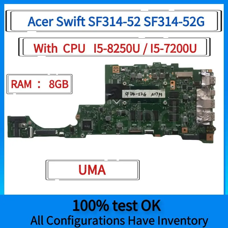 sf314 52 랩톱 메인보드 추천 및 실사용자 평가: Acer Swift 3 SF314-52 전용 교체용 보드 성능 분석