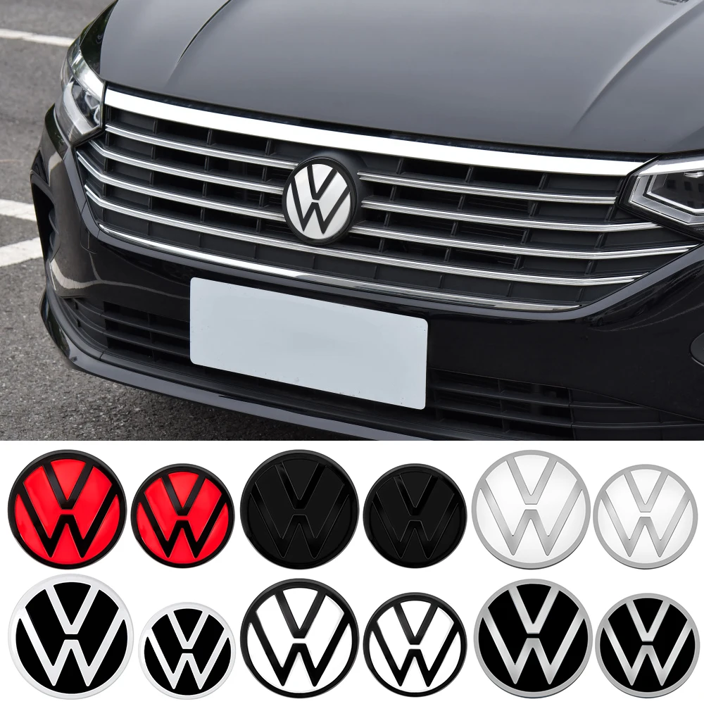 Car Front Radiateor Badge Rear Trunk Emblem Cover For Volkswagen VW Golf8 MK8 Passat Variant Arten CC Polo T-ROC 2021-2023 ID.3