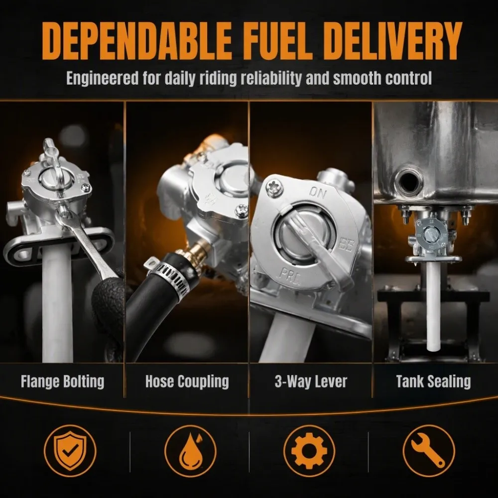 Zinc/Copper/Rubber Fuel Tank Petcock Gas Tank Valve for Suzuki Katana 600 GSX600F /for Katana 750 GSX750F 1998-2006