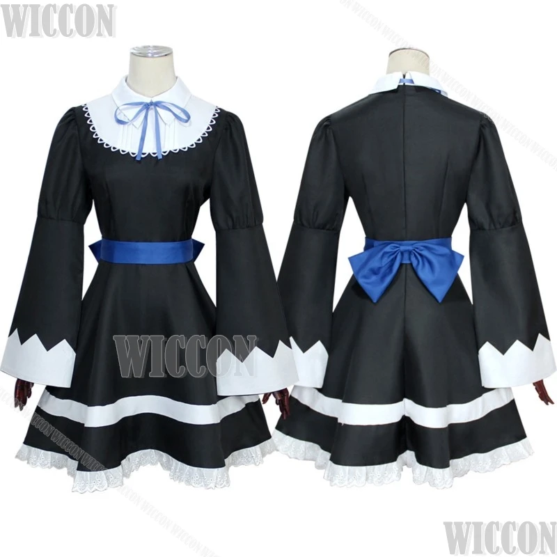 Younger Sister Anarchy Stocking Cosplay Costume Panty Anime Stocking Cos Garterbelt Gothic Maid Lolita Dress Wig Long Socks Girl