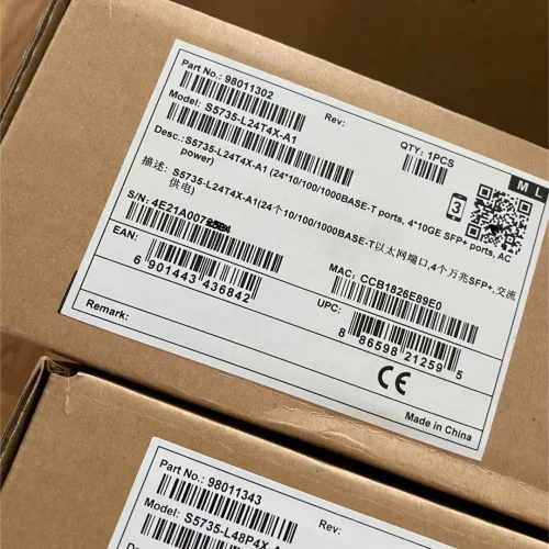 New Original S 5735-L 24 T 4 X-A Switch 24 10/100/1000 BASE-T Ports 4 10 Gigabit SFP+ AC