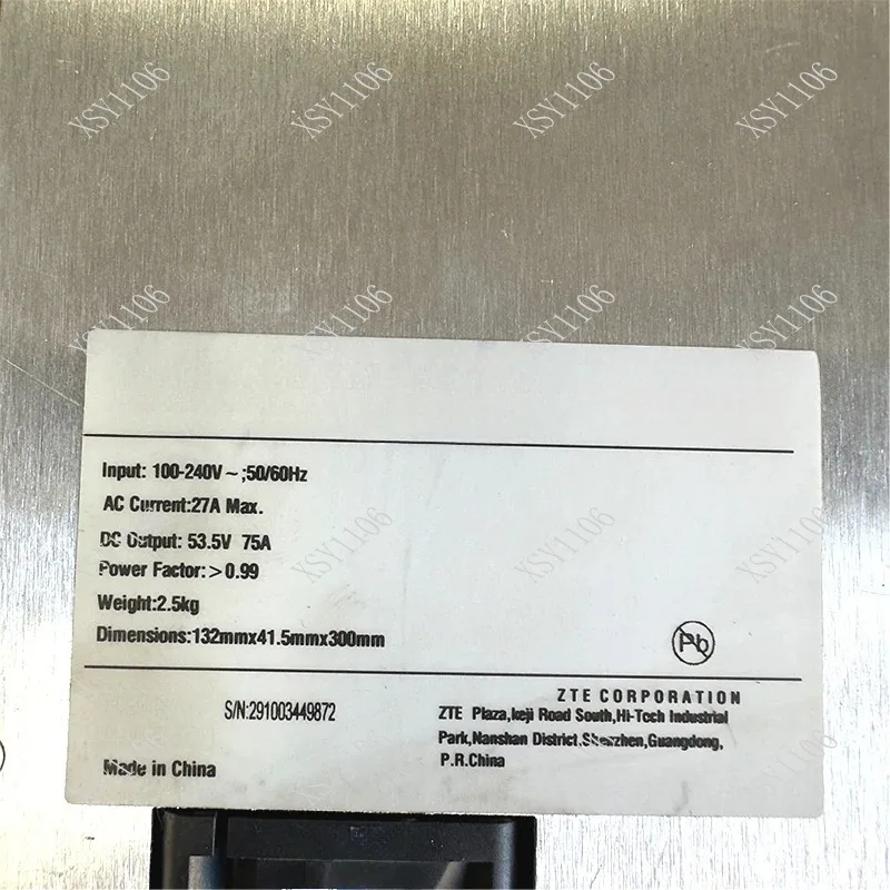 ZXD4000 V5.0 Rectifier Module - 4000W AC to DC Power Supply 53.5V 48V 58V 50V 42V With Connector