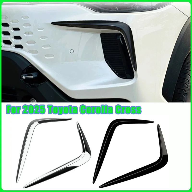 

Car AccessoriesFor 2025 Toyota Corolla Cross Front Fog Lamp Bumper Trim Chrome