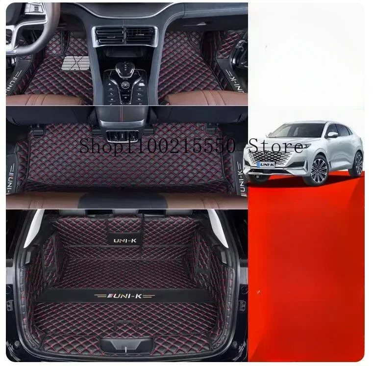 

Car Floor Mats Autoor Accessories Rugs COVILES PEDALS Car trunk All Surrounded Rear For Changan Uni-K Unik 2021 2022 2023