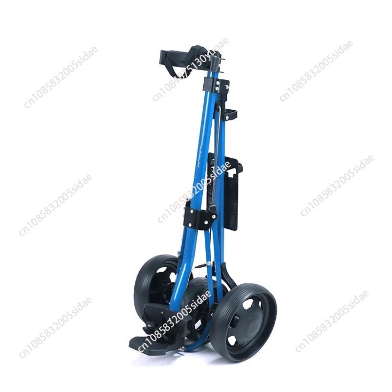 Foldable Storage Handcart Golf Bag Cart Golf Two-Wheel Bag Cart