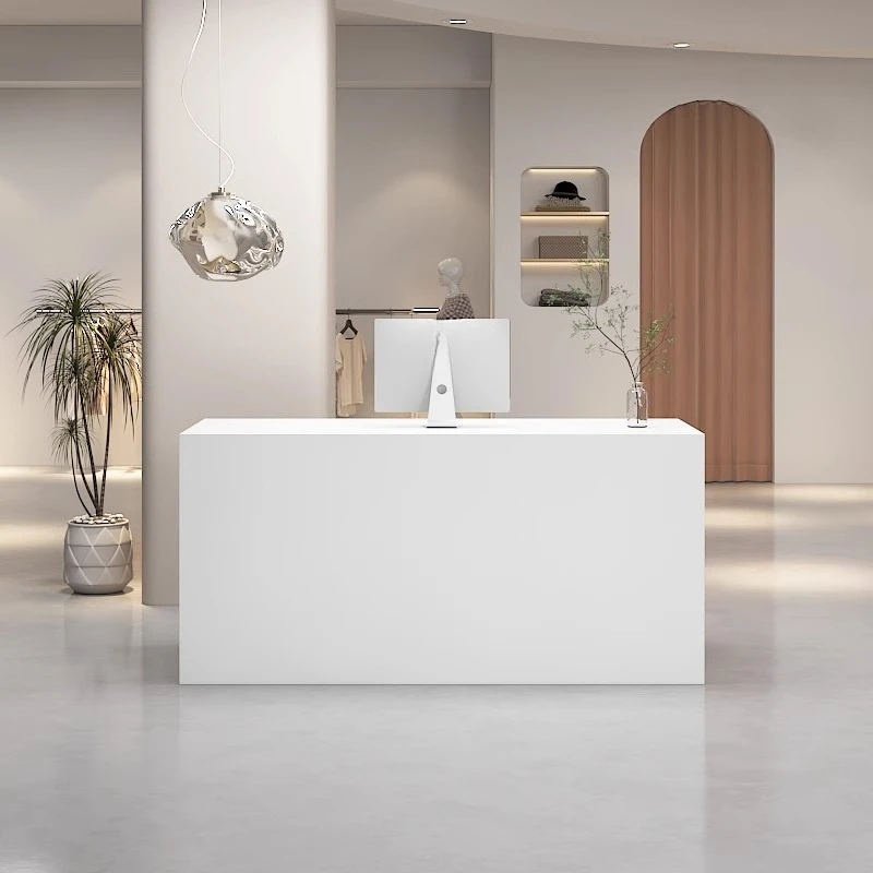 

Simple modern women's clothing store Small beauty salon Baking paint company Front desk