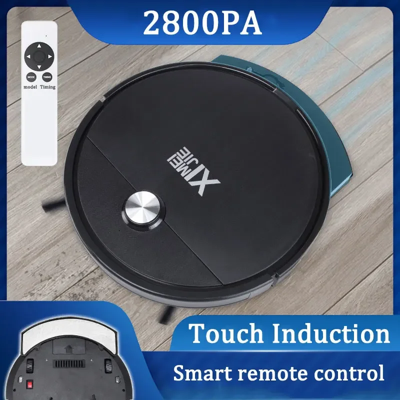 

Robot Vacuum Cleaner 2800PA Smart Wireless Remote Control Floor Cleaning Auto USB Charge Machine Sweeping Dry and Wet For Home