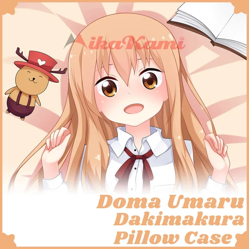 Doma Umaru Dakimakura Himouto Umaru-chan Pillowcase Pillow Case Fullbody Hugging Cushion Case Otaku Home Bedding Decor Gift