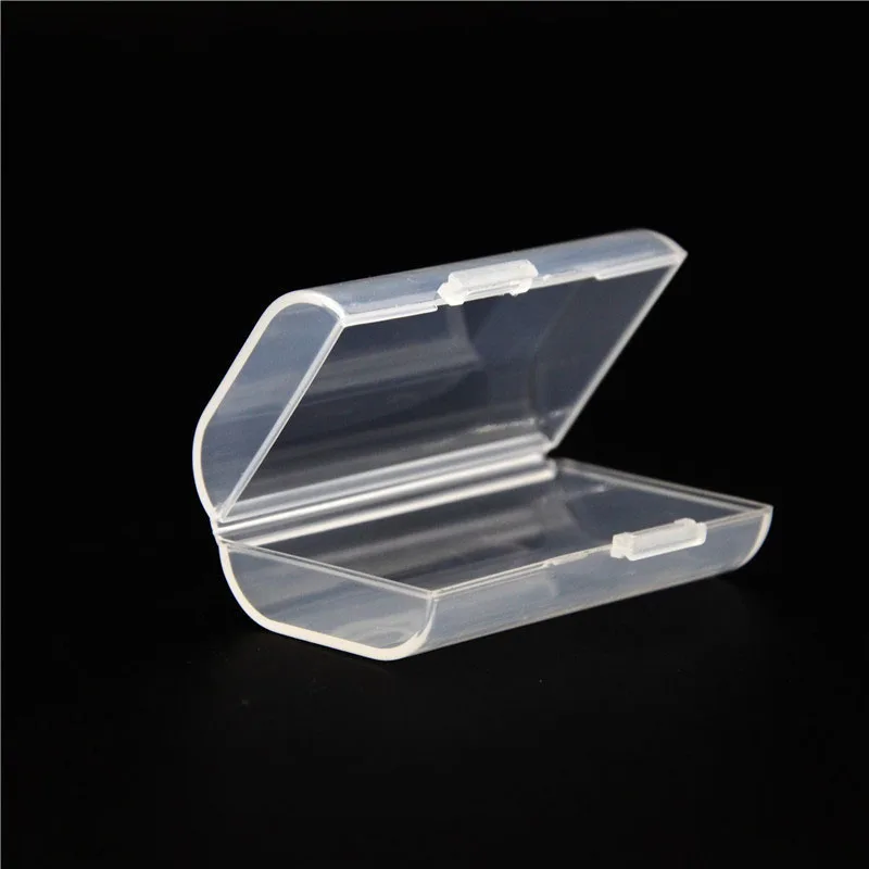 2 4 Slots AA Battery Storage Box Hard Plastic Case Cover Holder Protecting Case With Clips For AA Battery Storage Box