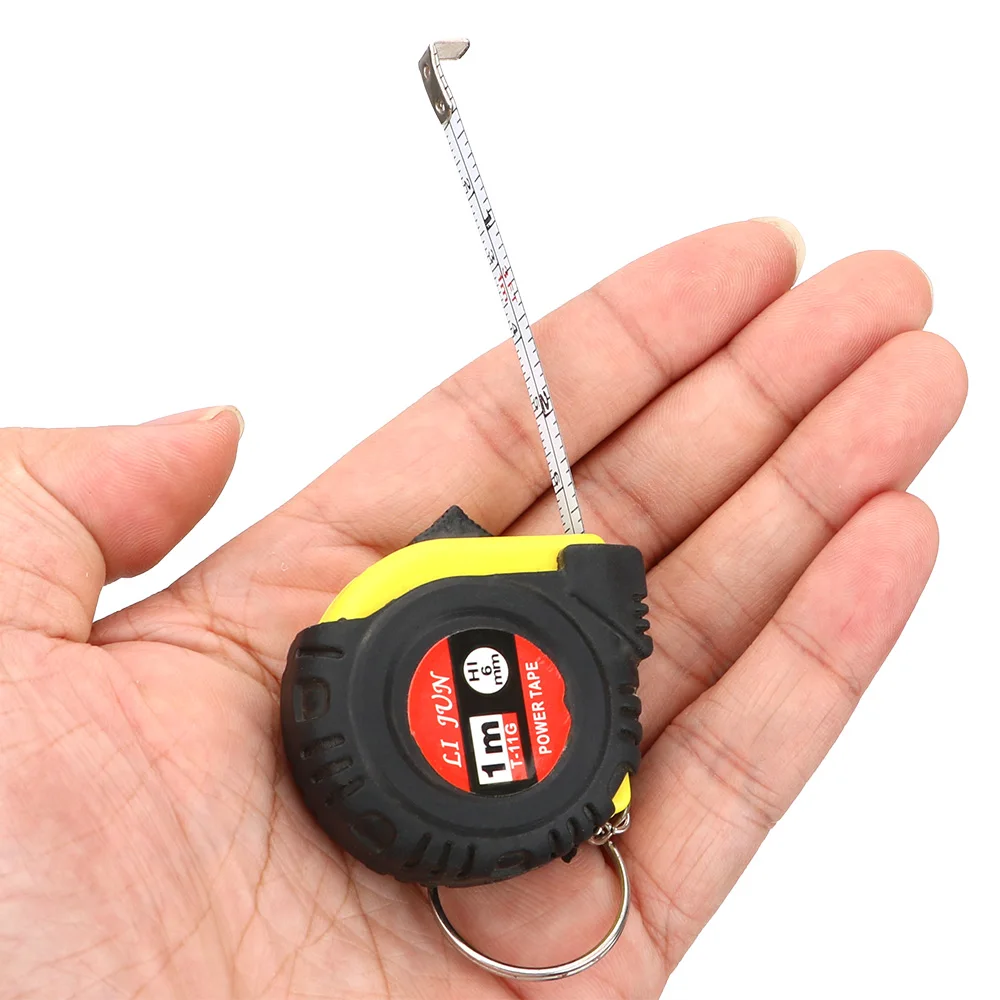 Retractable Ruler Flexible Portable Pull Ruler Tape Measure Gauging Tools Sewing Cloth Metric Tailor Tool Measuring Tape 1m