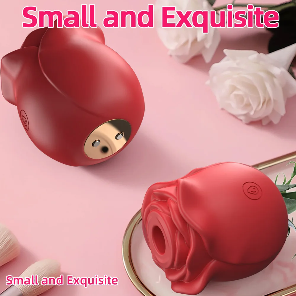 Rose Vagina Sucking Vibrator Women Nipple Anal Massager Oral Clitoral Vacuum Stimulator Female Masturbator Sex Toys for Adults view 6