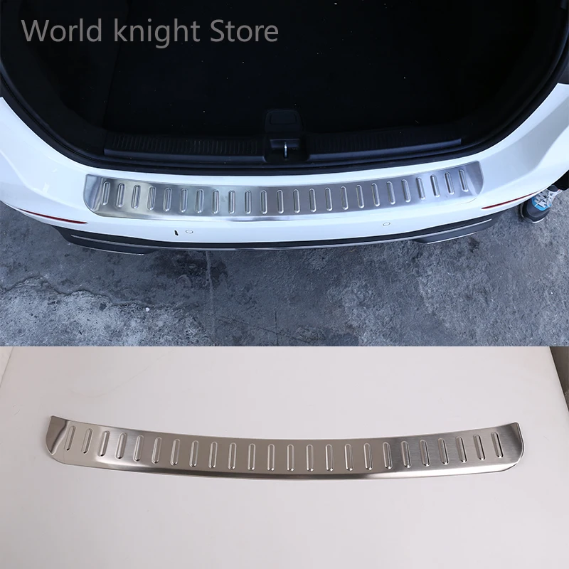 For Mercedes Benz B Class W247 B200 2019-2020 Stainless Steel Rear Bumper Inner Sill Plate Protector Cover Trim Sticker