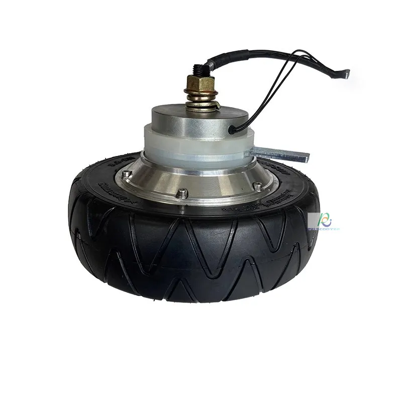 8.5 inch tire brushless toothed with electromagnetic brake hub motor 6km/h low-speed high torque for lawn mower sweeper phub-8kg