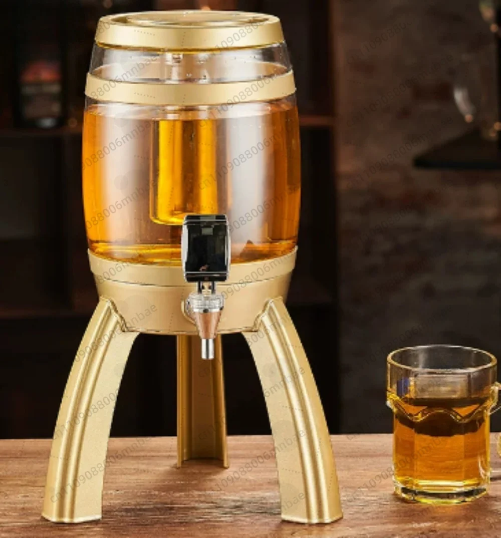 3 liters wine cannon bar dedicated luminous tie beer cannon KTV keg Internet celebrity beer keg Coke beverage barrel container