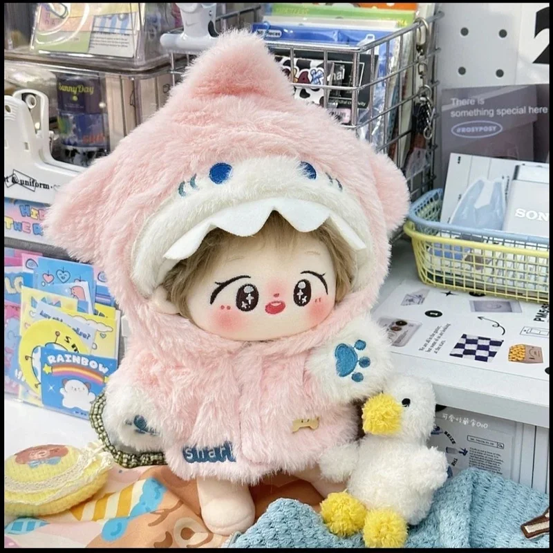 القرش الأسد الحيوانات الصغيرة بذلة 10cm20cm سمة خالية القطن دمية ملابس دمى Kawaii ملابس دمى استبدال فستان دمية