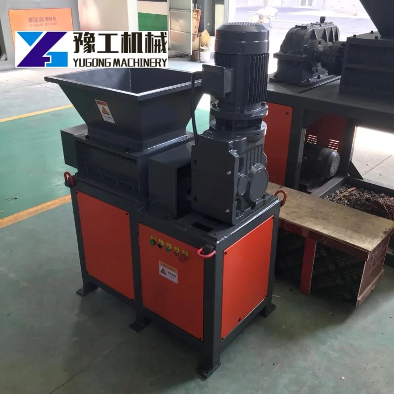 7.5KW Shredding machine scrap thin metal shredder plastic and wood plate shredder paper and other waste shredding