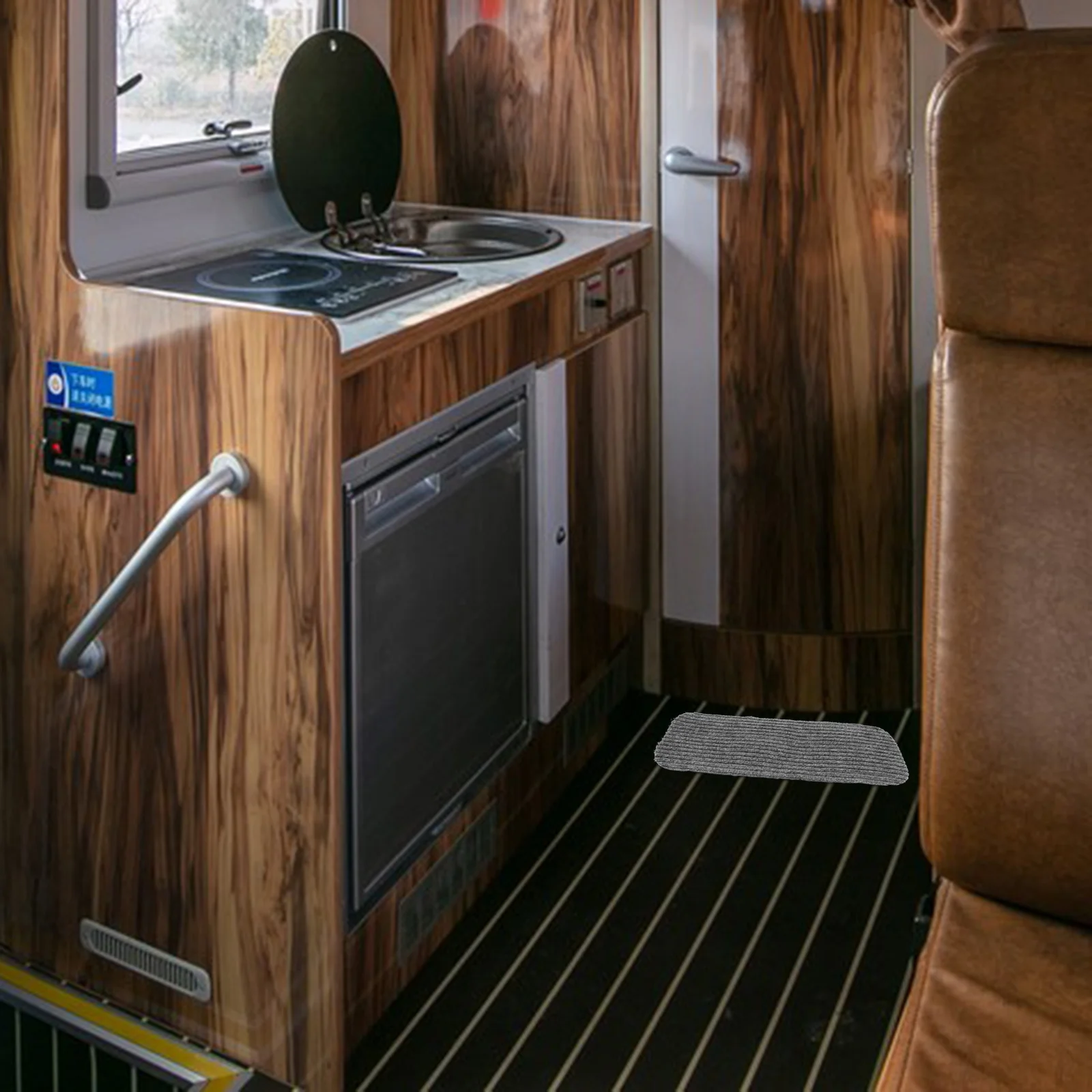 

4Pcs Stair Treads Rv Step Covers Durable Non Slip Camper Stair Rugs Travel Trailer Steps Rv Step Covers Camper Accessories