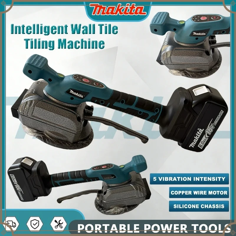

Makita Tile Laying Machine Adjustment High Capacity for Wall & Floor Vibration Home Decoration Tool