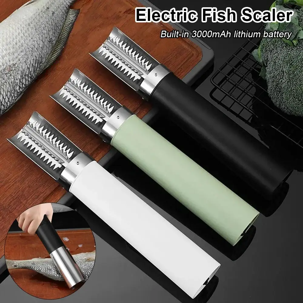 

1Pcs Wireless Electric Fish Scaler Waterproof Portable Fish Scale Remover Cleaner Rechargeable Scaler Scraper