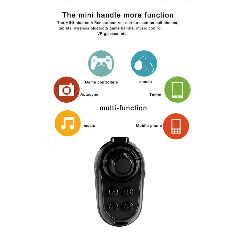 R1 Mini Ring Bluetooth4.0 Rechargeable Wireless VR Remote Game Controller Joystick Gamepad for Android 3D Glasses r57