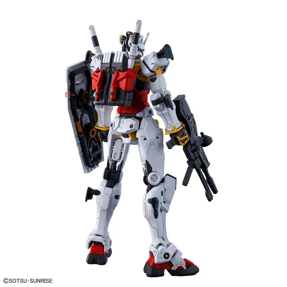 متوفر في المخزون حقيقي بانداي HG البدلة المتنقلة Gundam GQuuuuX RX-78-02 الأبيض جاندام الشكل أنيمي عمل لعبة مجسمة