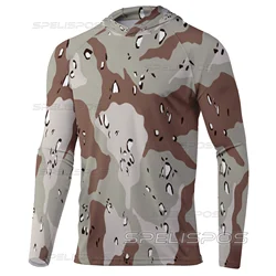 Angling Kit Long Sleeve Hoodies Summer Fishing Shirts UPF 50+ Fish Maillot Tops Wear Beach Gear Yacht Sea Jersey Running Hood