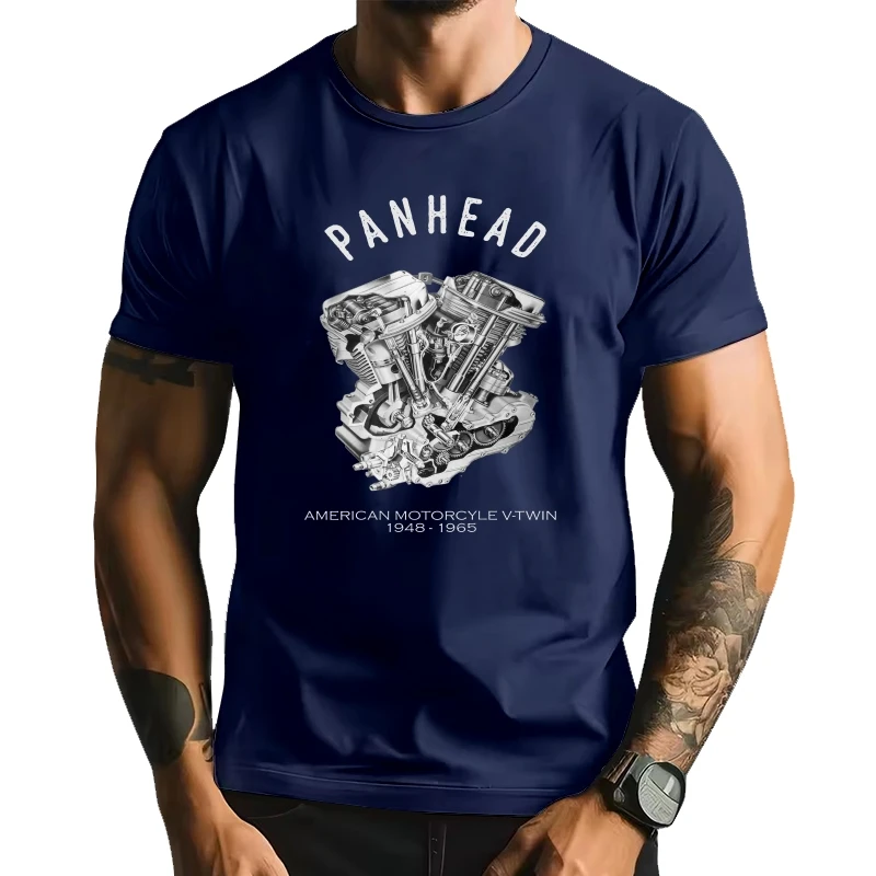 

PanHead V-Twin Engine Cutaway Motorcycle 1948 Dark Colors T-Shirt