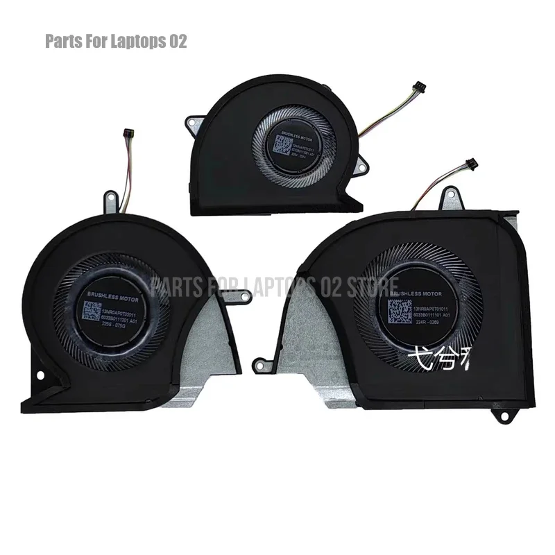 L+New  Replacement Compatible CPU+GPU Cooling Fan for Asus ROG Zephyrus NR2203 GV601 GV601RM series