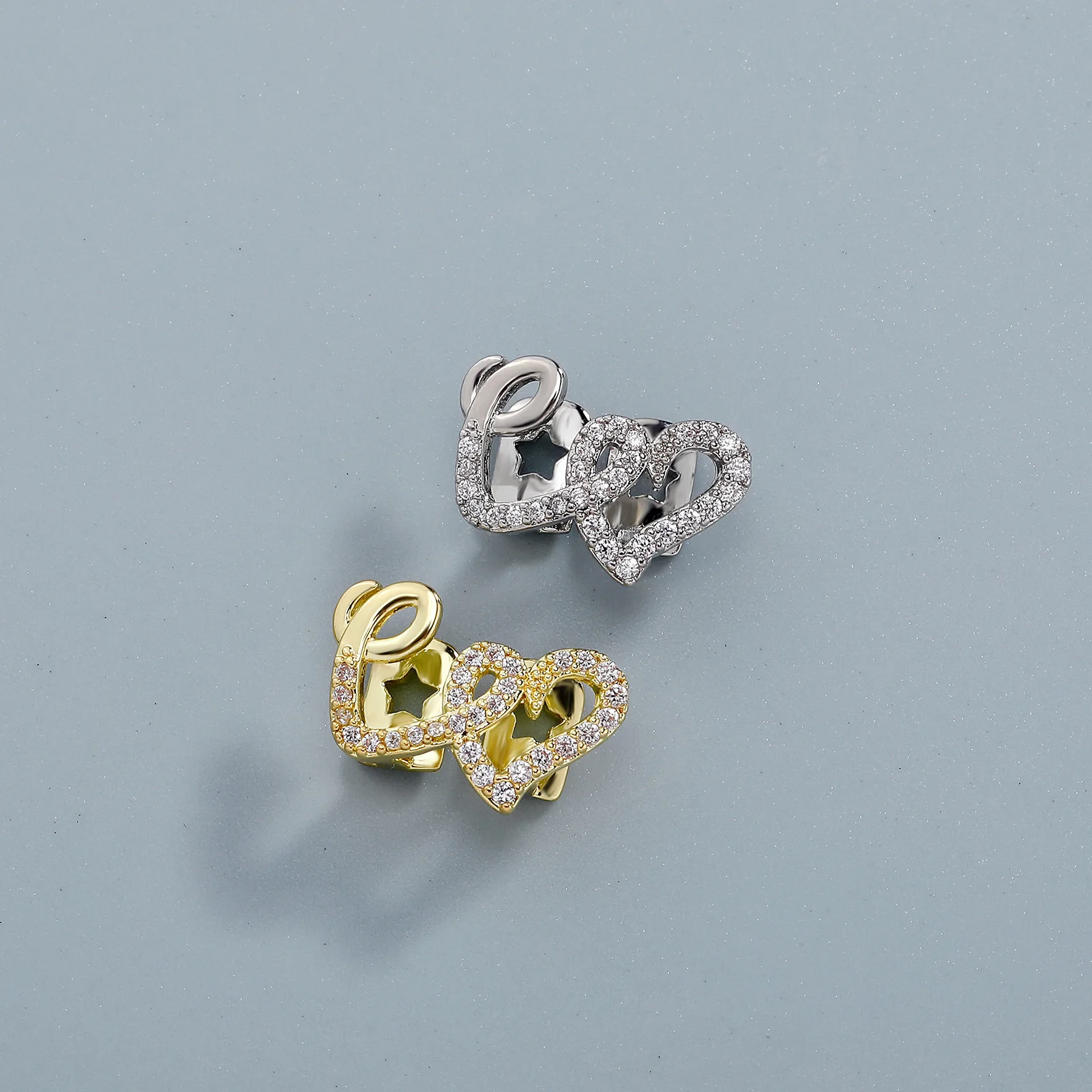 TOPGRILLZ Podwójne Serce Nakła – Body Jewelry Men recenzja i cena