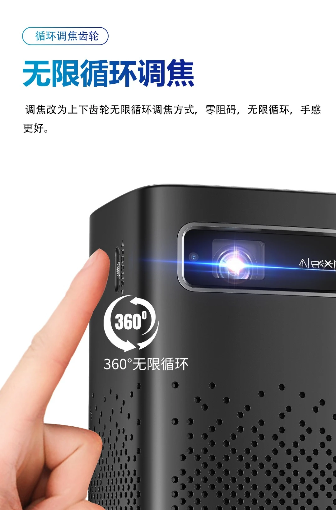 Projector home super high definition Android Apple wireless screen projection living room small portable