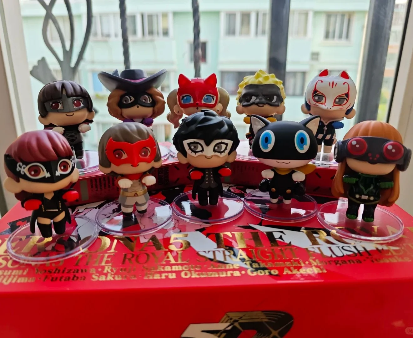 Persona 5 Pr5 Phantom Thief Series, Caja Sorpresa Coleccionable, Figura Chibi, Colección Temática de Anime, Decoración de Escritorio