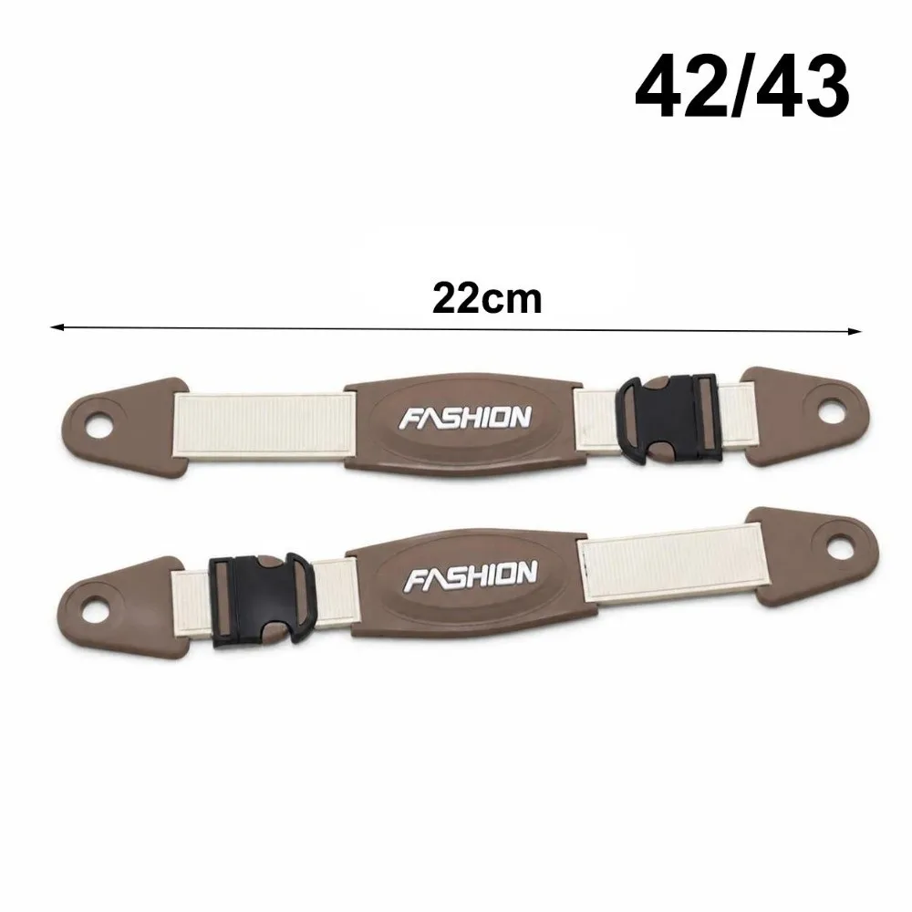1pair Adjustable Hole Shoes Strap Fix Buckles Detachable Beach Slippers Straps DIY Shoe Decoration Secure Fit Sandals Laces