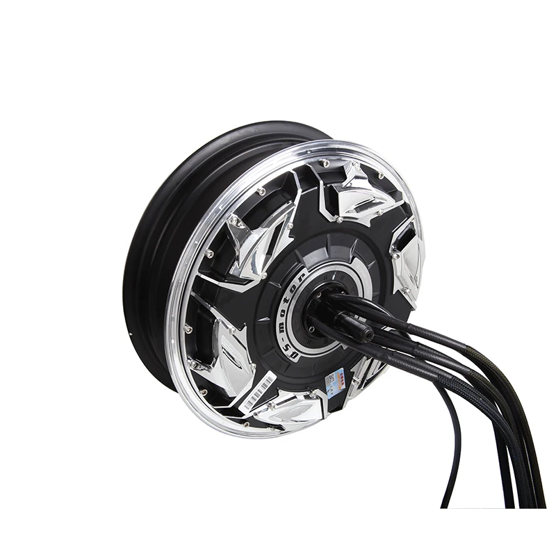 QS Motor 12*3.5inch 268 90H 25kW 72V 130KPH-170KPH for electric motorcycle engine hub motor