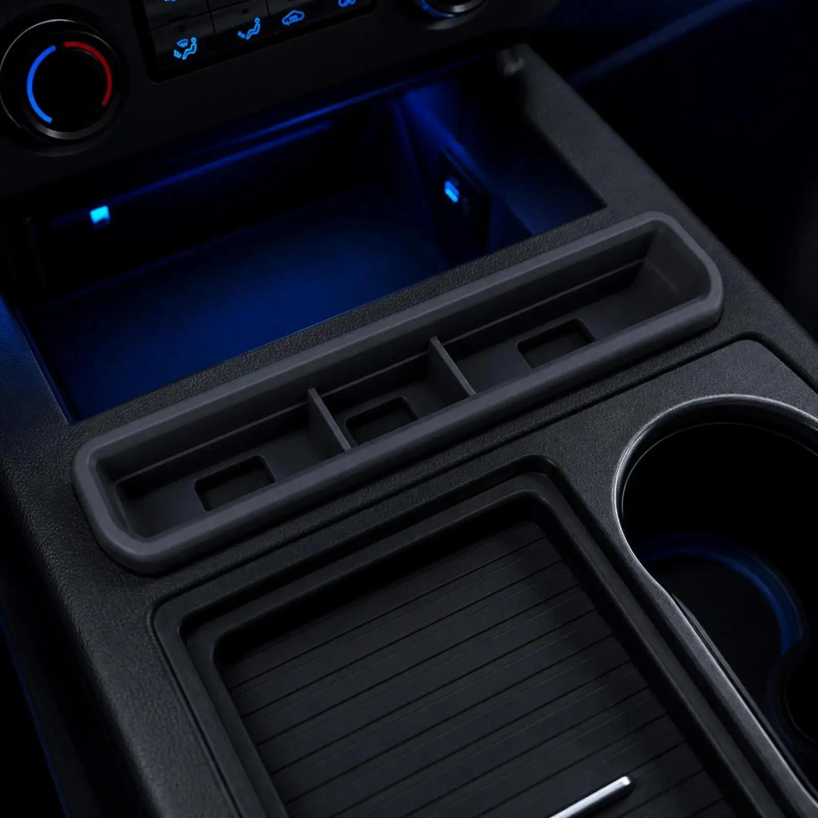 Center Console Tray Tailored Center-Console Phone Holder Non-Slip