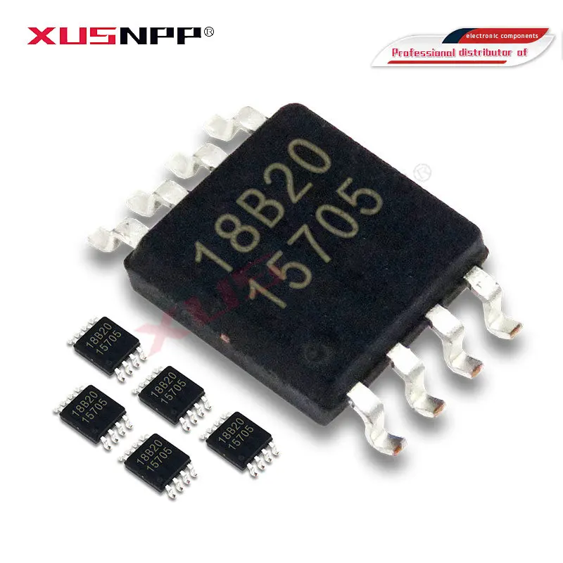 5pcs DS18B20U DS18B20 18B20 DS18B20Z MSOP-8 SOP-8 TO-92 18B20U