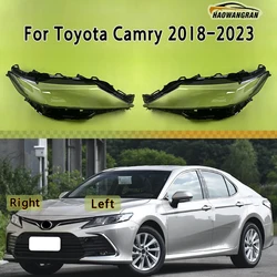 For Toyota Camry 2018 2019 2020 2021 2022 2023 Headlamp Cover Headlight Shell Lens Plexiglass Replace Original Lampshade