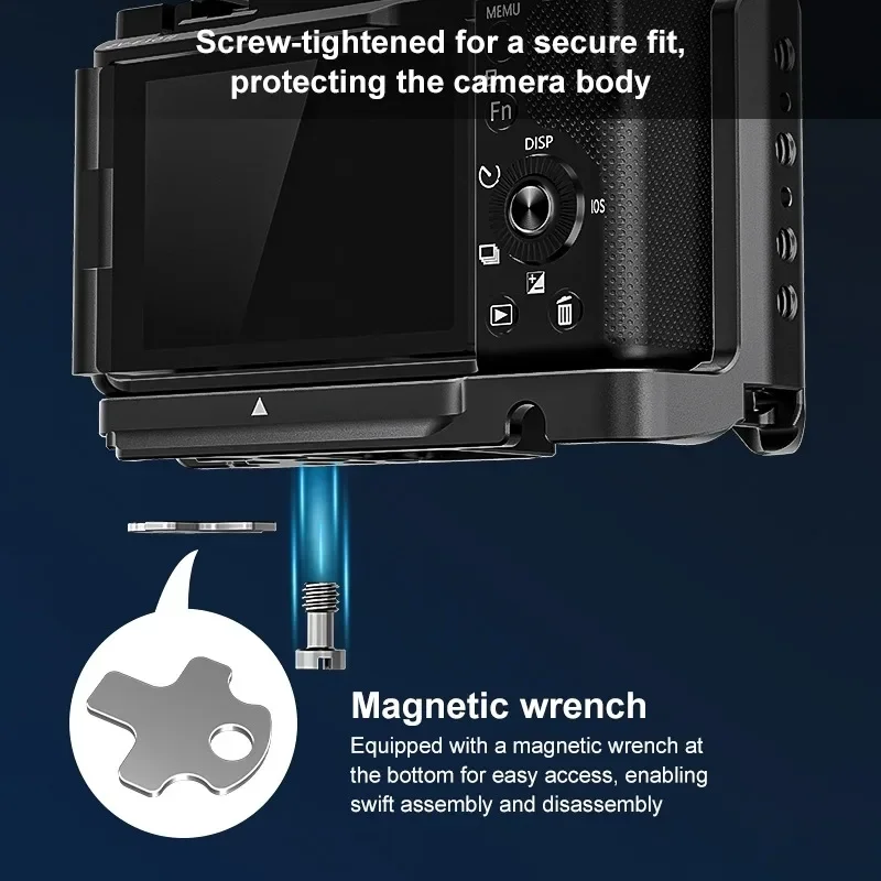 Metal Camera Cage Stabilizer Rig For Sony ZV-E10 II / ZV-E10M2 Camera Accessories