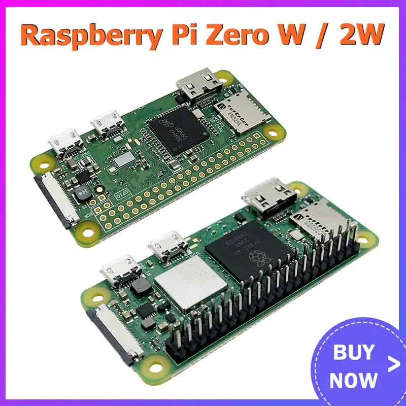 

Плата Raspberry Pi Zero 2 Вт / Zero W / Zero WH WIFI Bluetooth с процессором 1 ГГц 512 МБ ОЗУ