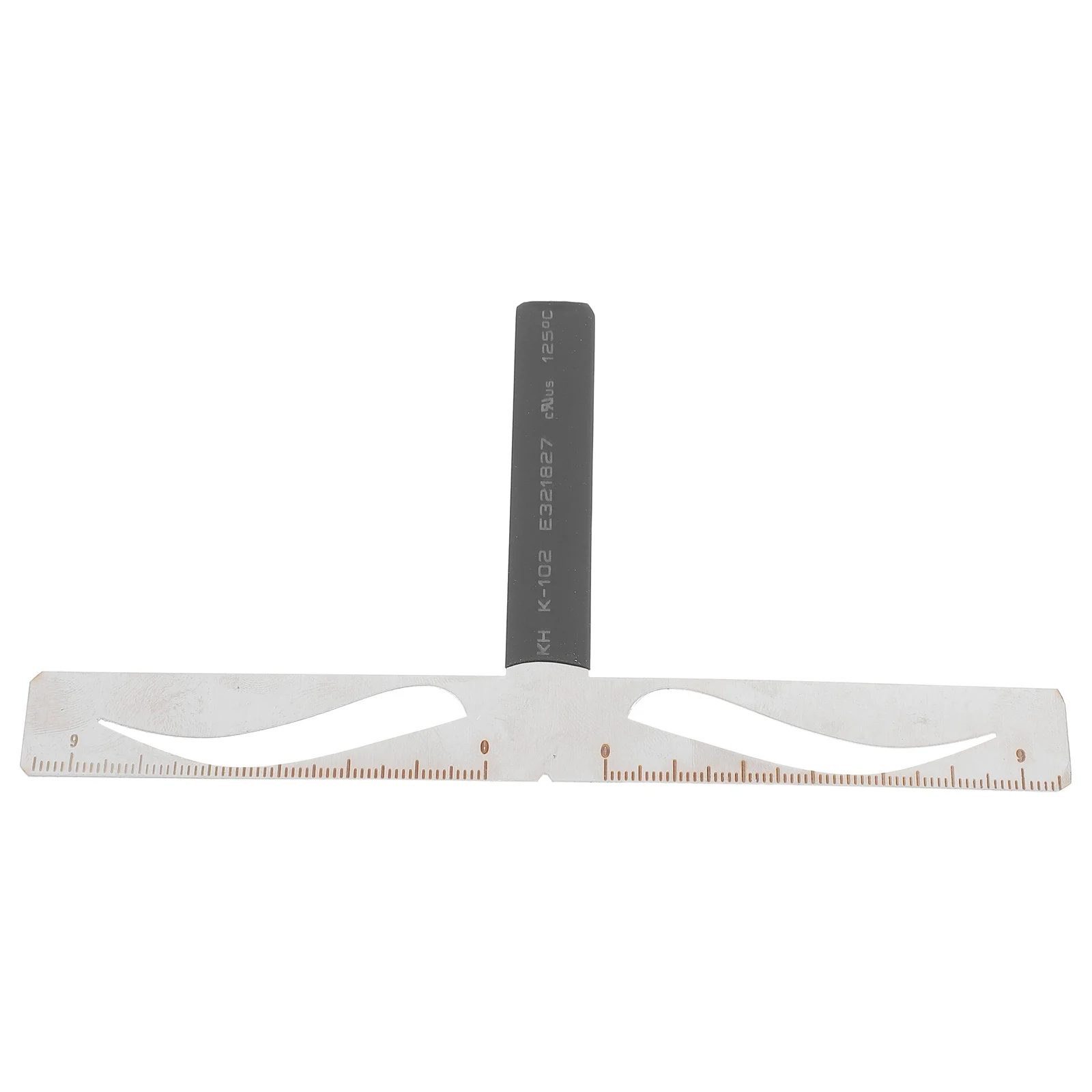 الحاجب استنسل حاكم قابلة لإعادة الاستخدام ثلاث نقاط التوازن تحديد المواقع عدة ل متناظرة الحواجب تشكيل أداة الحاجب رسم الخرائط #1