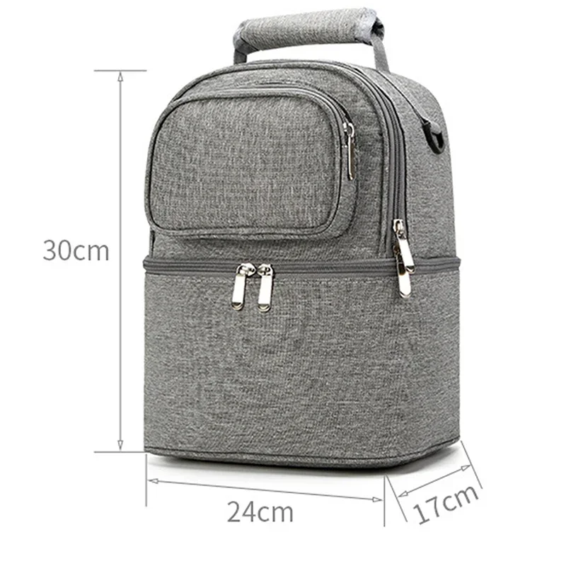 Insulation Bag Milk Storage Breast Pump Maternity Cooler Layer Fresh Keeping Baby Food Backpack Feeding Bottle for Mother