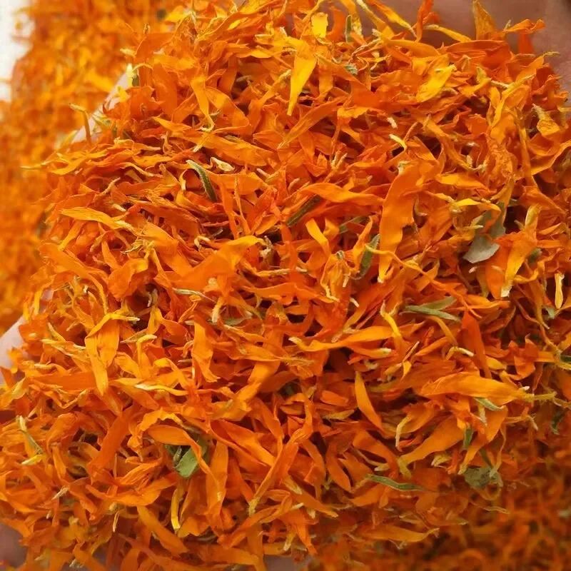 Top Natural Dried Calendula Flower Petal Yellow Marigold Petal Bath Whitening Beauty Soap Candle Making Homemade Room Fragrance