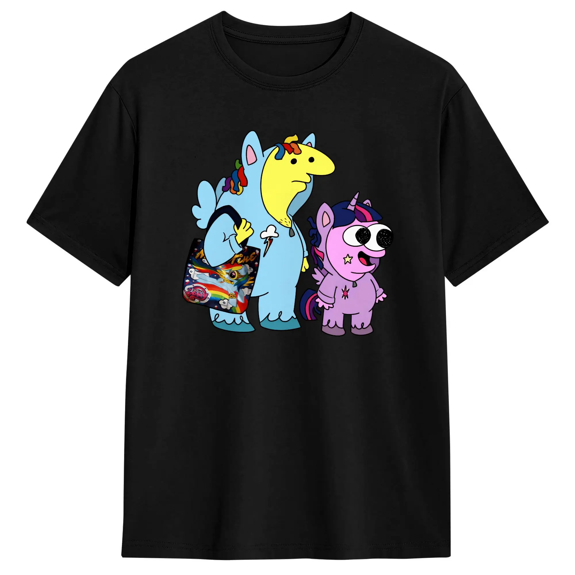 Smiling Friends is Magic T Shirt Summer  Fashion T Shirts Man Cotton O Neck Plus Size 5XL Top Tees Short-Sleeve Vintage Tops