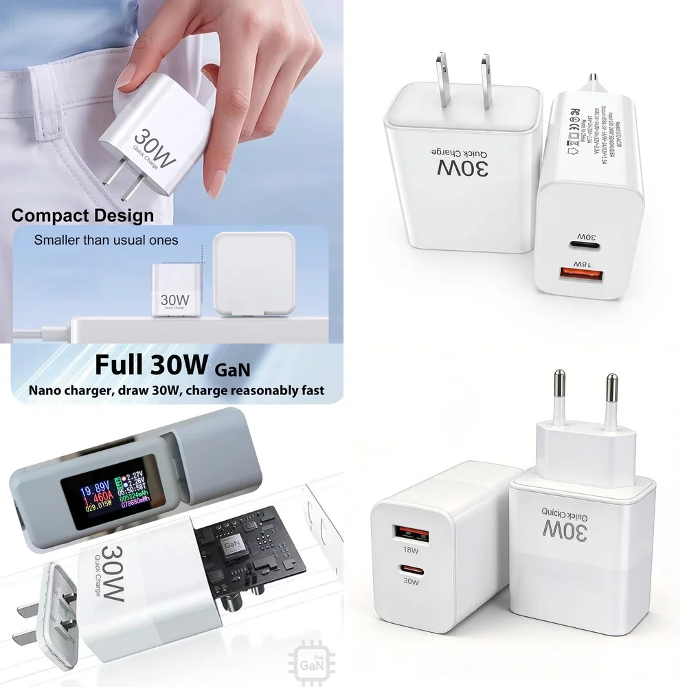 adaptador-de-viagem-mini-30w-com-carregamento-rapido-30-porta-dupla-plugue-eua-ue-para-iphone-17-16-15-pro-max-samsung-s26-s25-s24-s23-ultra-ipad