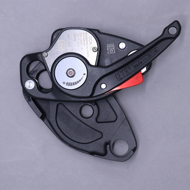 CCK-TL Rock Rope Climbing Descender 250 kg Getriebe Abseilgetriebe Sicherungsgerät Absteiggeräte Ausrüstung Seilzugangsrettung – Detail 12